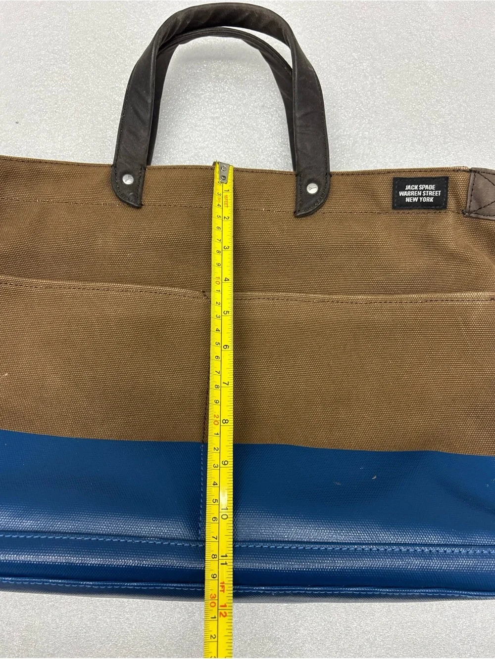 Rare Color ~Jack Spade Dipped Industrial Canvas Coal Bag